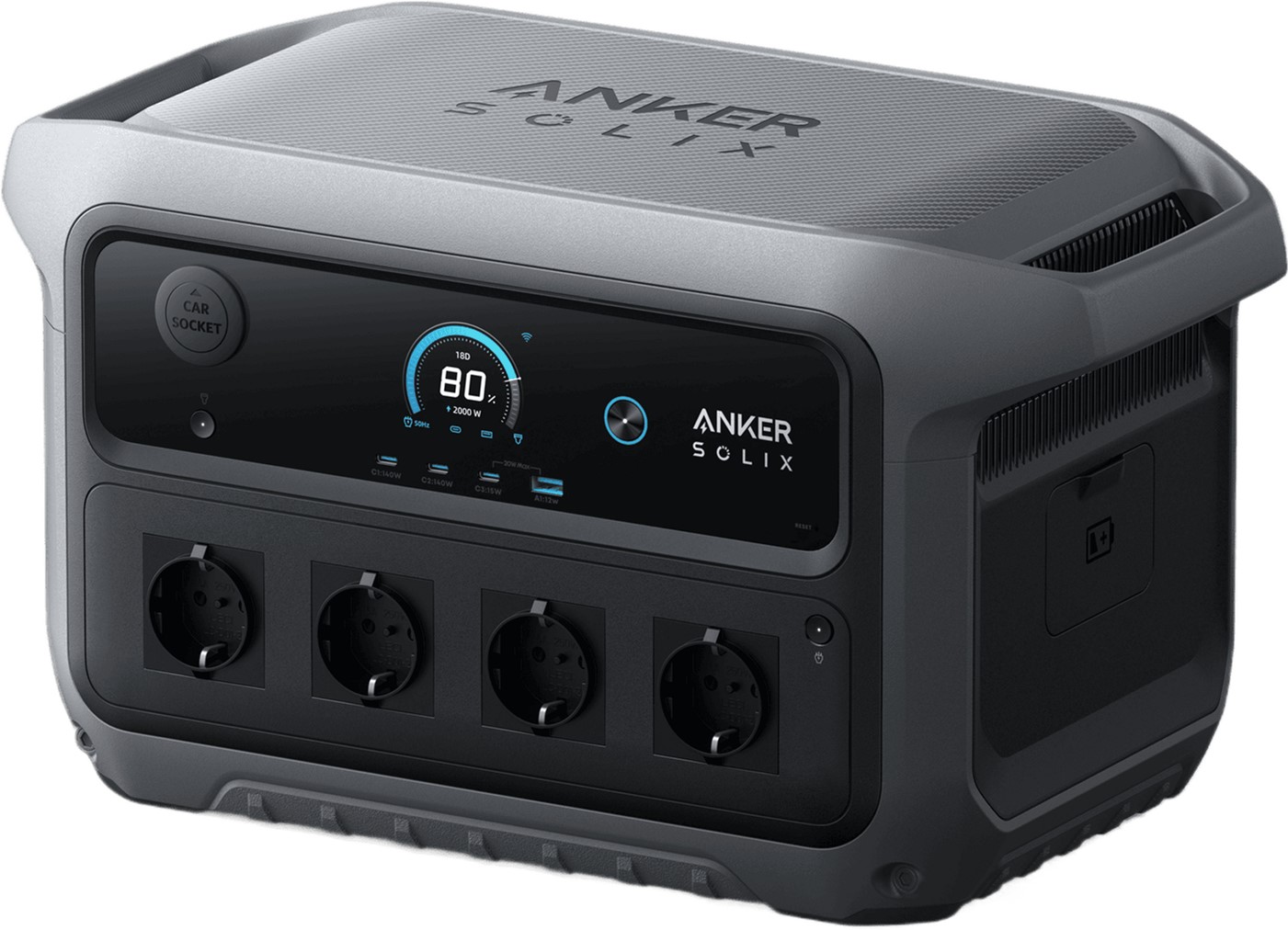 Портативна зарядна станція Anker Solix C2000 Gen2 3000Вт / 2048Вт*год