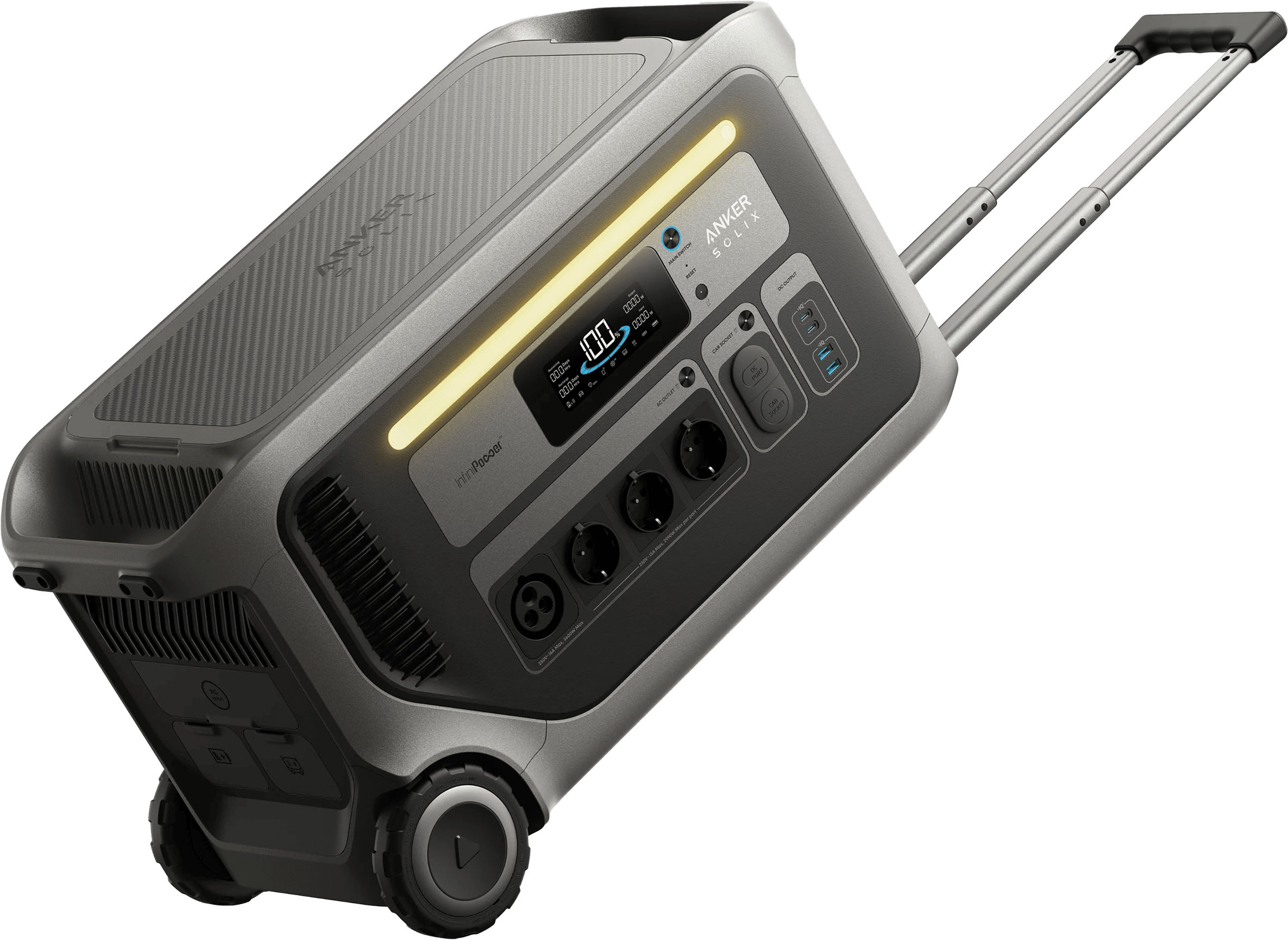 Портативная зарядная станция Anker Solix F2000 3600Вт / 3072Вт*час характеристики - фотография 7