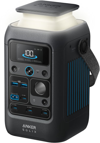Портативная зарядная станция Anker Solix C300XDC 300Вт / 288Вт*час цена 13999 грн - фотография 2