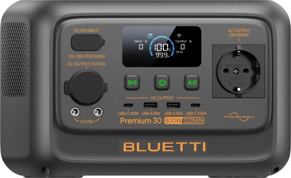 в продаже Портативная зарядная станция Bluetti Premium 30 V2, 600 Вт / 320 Вт*час - фото 3