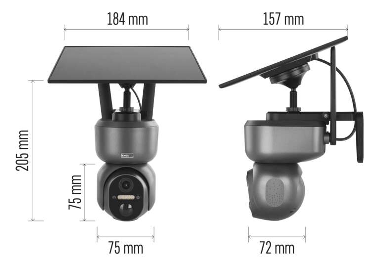 Emos IP-6000 Owl (H4058) Габаритні розміри