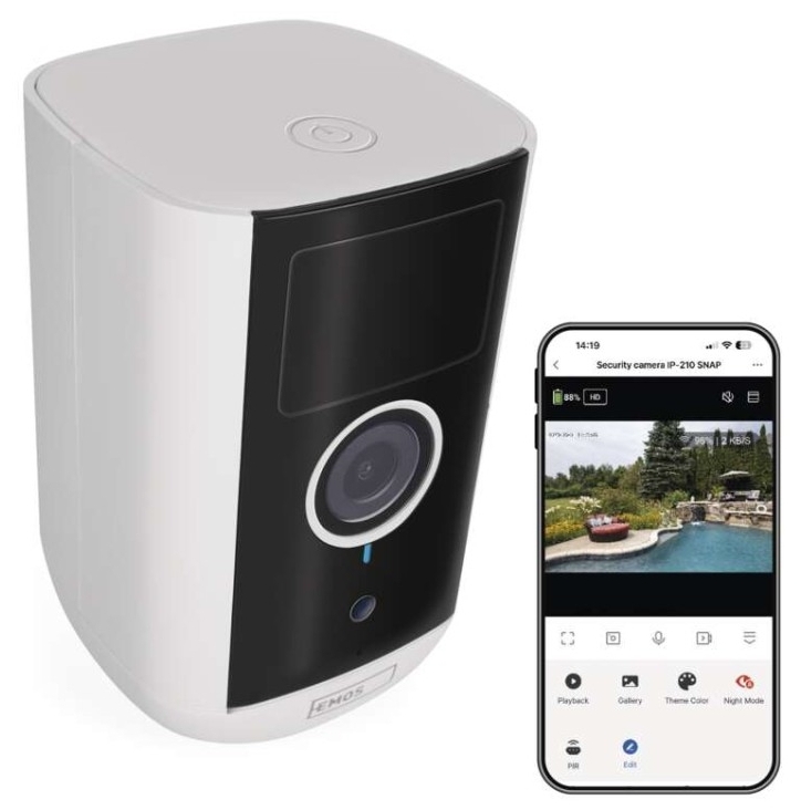 IP відеокамера Emos IP-210 Snap (H4063) ціна 5339 грн - фотографія 2