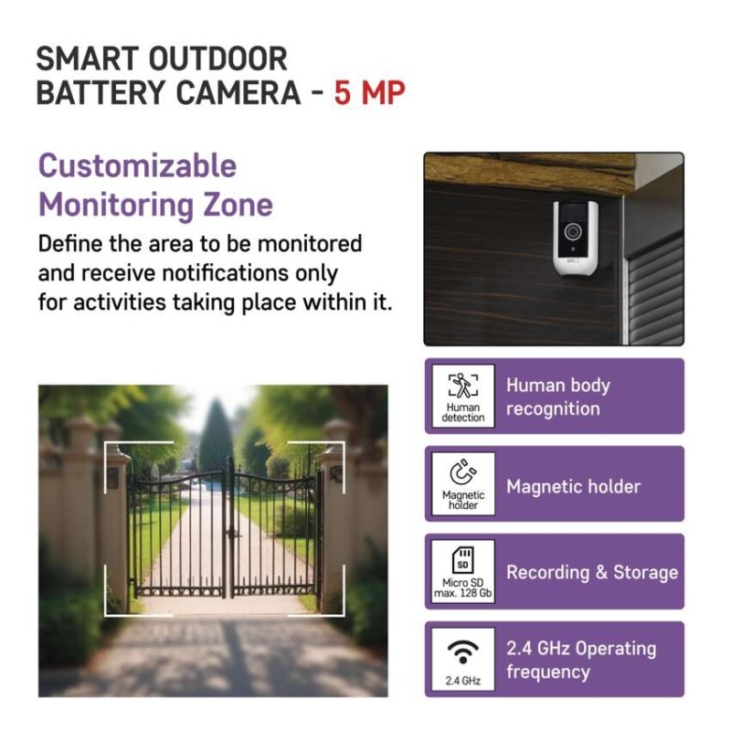 IP відеокамера Emos IP-210 Snap (H4063) відгуки - зображення 5