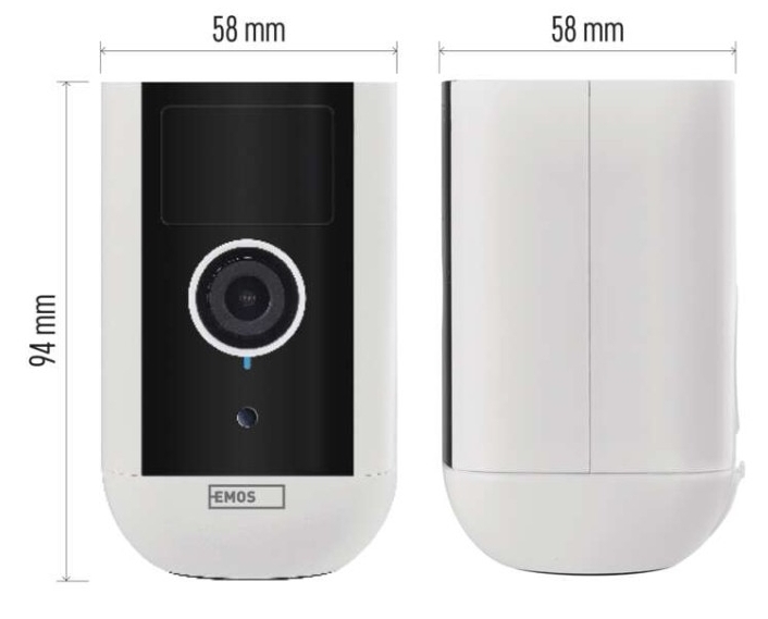 Emos IP-210 Snap (H4063) Габаритні розміри