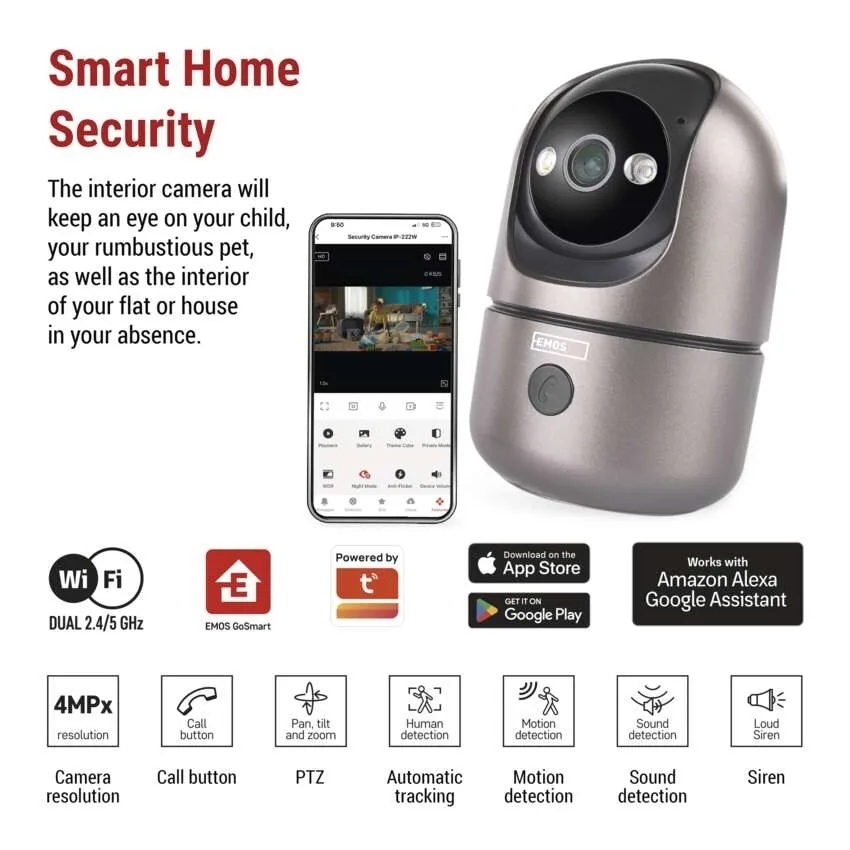 в продажу IP відеокамера Emos IP‑220W (H4062) - фото 3