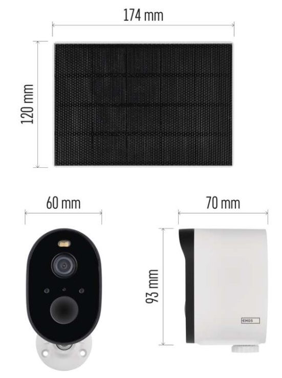Emos IP-1150 (H4073) Габаритні розміри