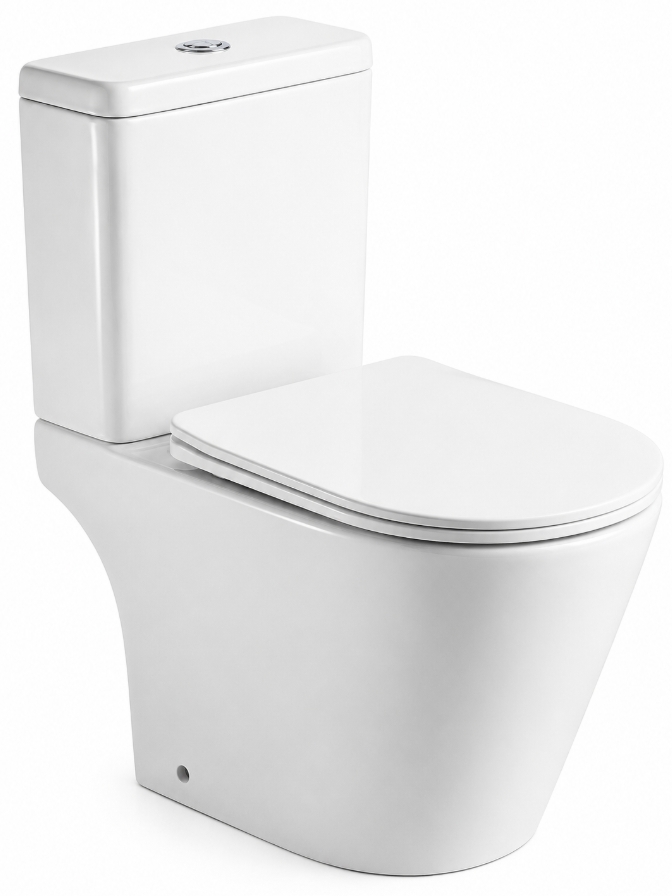 Унітаз Ravak Torrenta Pure Slim Combi RimOff Tornado з сидінням Soft Close (RKUJ100022)