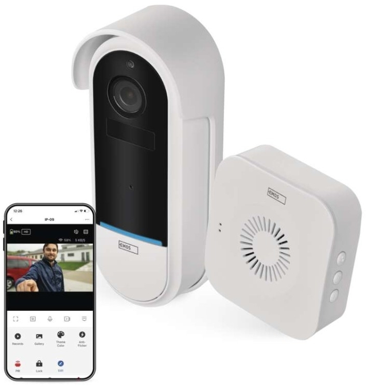 Відеодзвінок Emos IP-15S (H4032) ціна 5769 грн - фотографія 2