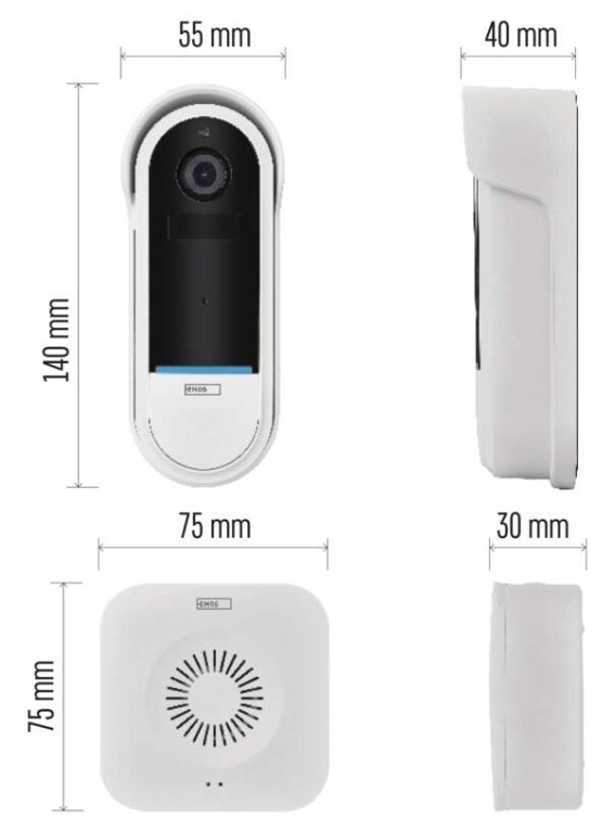 Emos IP-15S (H4032) Габаритні розміри