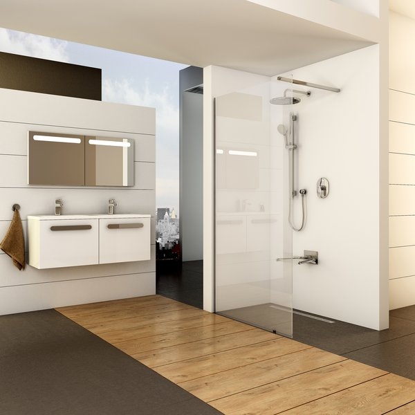 Душова стінка Ravak Walk-In Wall 110 (GW9WD0C00Z1) ціна 0 грн - фотографія 2