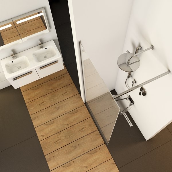 Душова стінка Ravak Walk-In Wall 110 (GW9WD0C00Z1) відгуки - зображення 5
