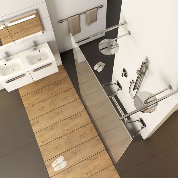 Душевая кабина Ravak Walk-In Free 130 полированный алюминий+transparent (GW9FJ0C00Z1) цена 13923 грн - фотография 2