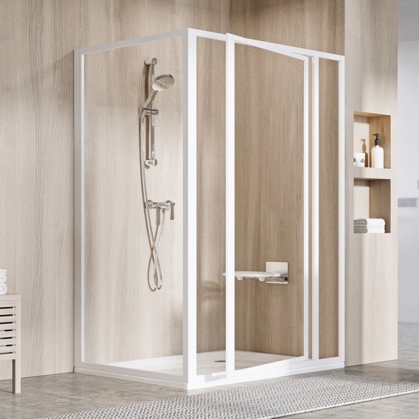 в продаже Душевая стенка Ravak APSS-80 195 белый+pearl (940401O211) - фото 3