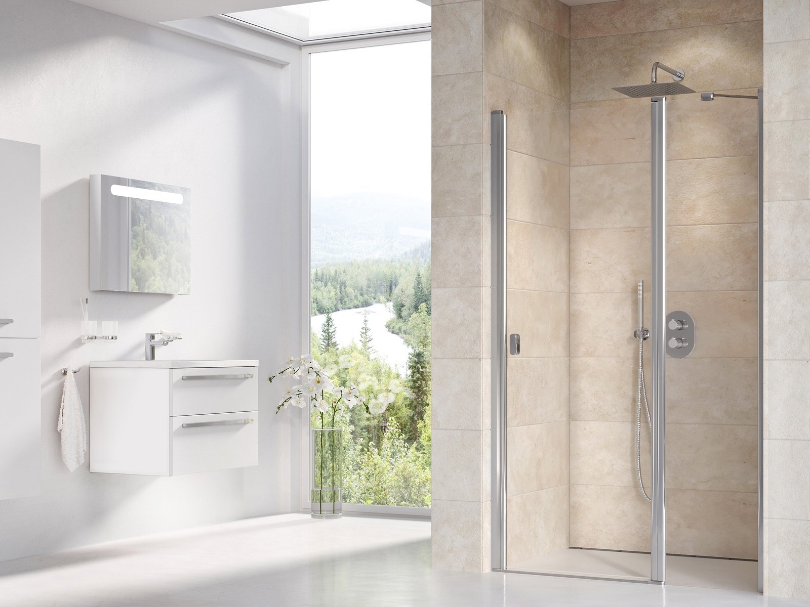 Душові двері Ravak Chrome 100 см CSD2-100 полірований алюміній+transparent (0QVACC00Z1) огляд - фото 8