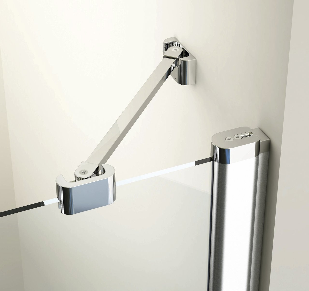 Душові двері Ravak Chrome 100 см CSD2-100 полірований алюміній+transparent (0QVACC00Z1) ціна 20694 грн - фотографія 2