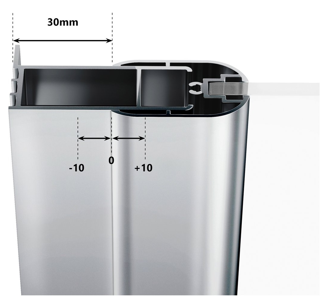 Душові двері Ravak Chrome 80 см CSD1-80 полірований алюміній+transparent (0QV40C00Z1) відгуки - зображення 5