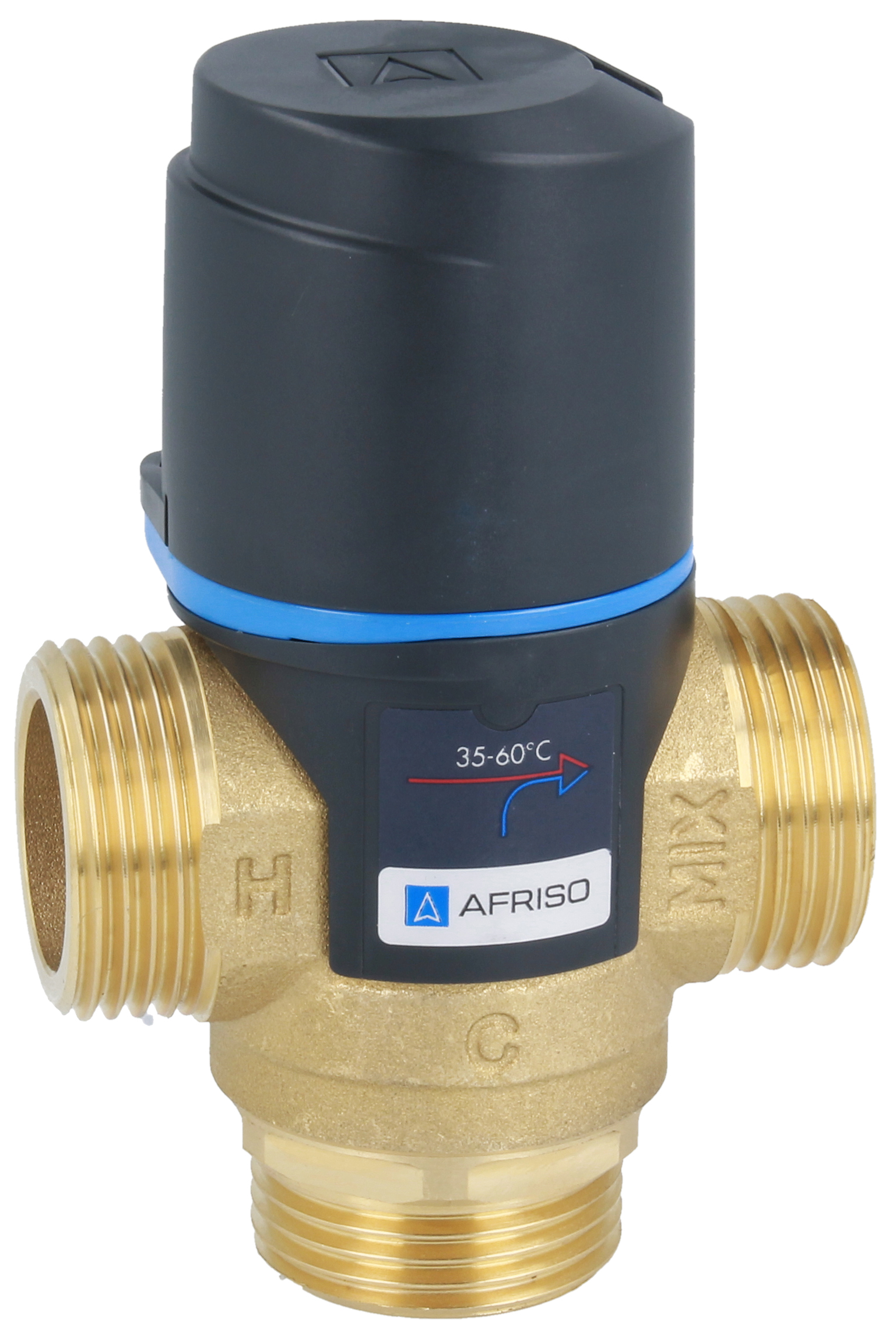 Термостатический клапан Afriso ATM363 G 1" 35-60° Kvs 1.6 (1236310)