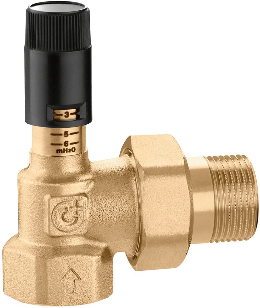 Дифференциальный перепускной клапан Caleffi Ø3/4" 10 bar 0÷110°C 0, 1÷0, 6 bar (518500)