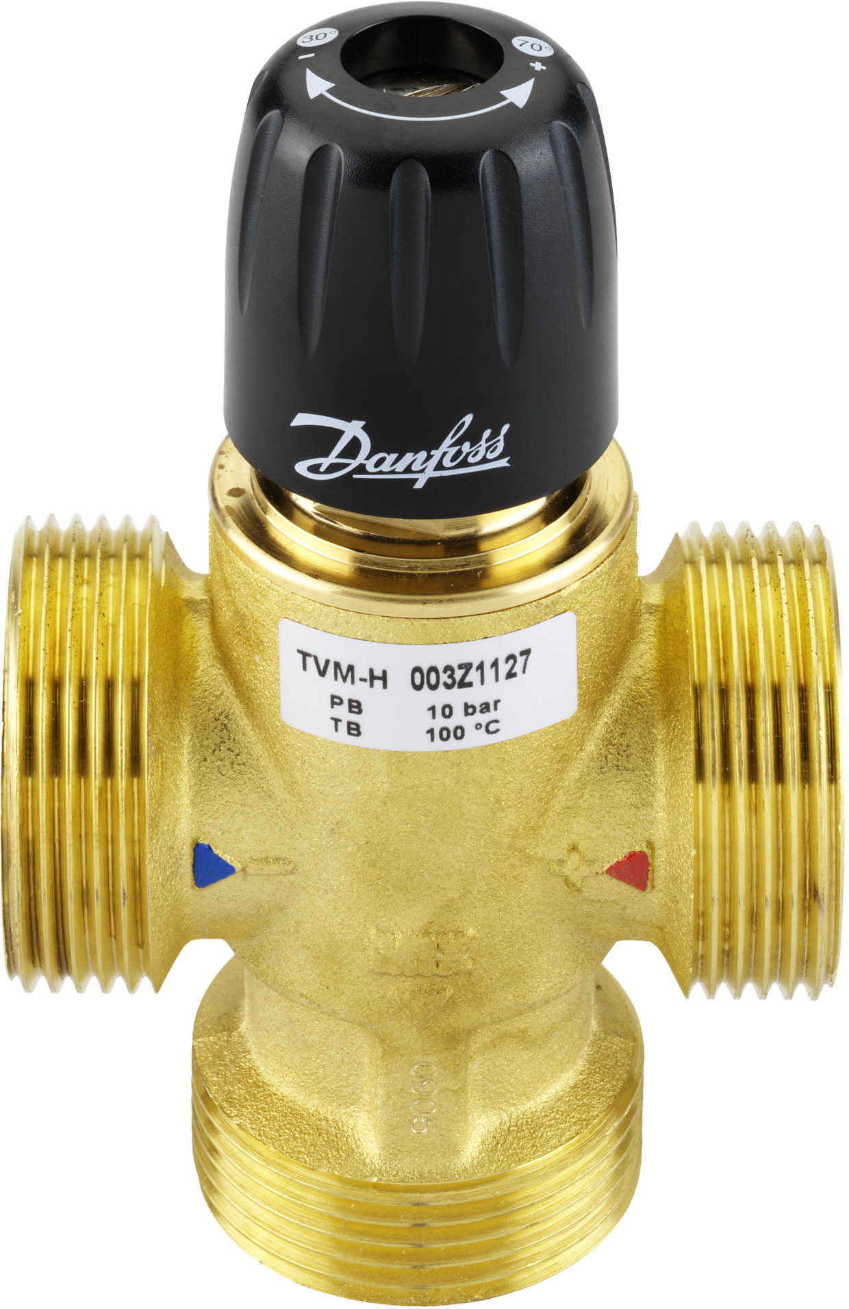Трехходовой клапан термостатический Danfoss TVM-H 25, 30-70°С, DN25, Kvs 3 (003Z1127)