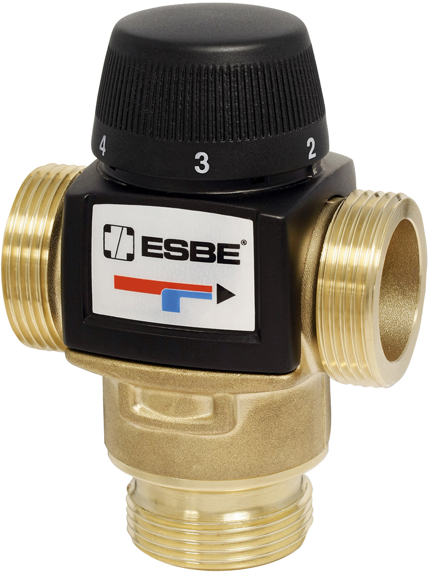 Термостатический клапан ESBE VTA572, G 1", 20-55°C, Kvs 20-4, 5 (31702100)
