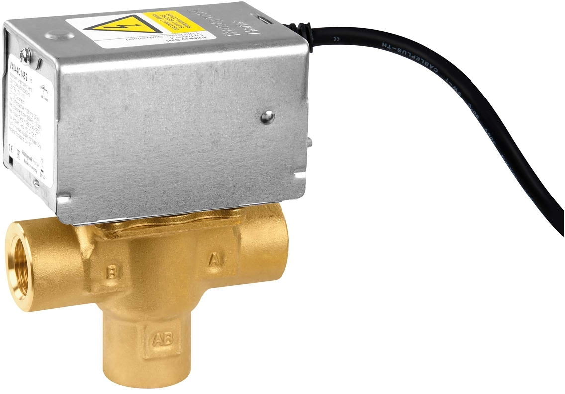 Зонный трёхходовой клапан Honeywell 1", Kvs 8.1, PN8.6 (V4044F1034/U)