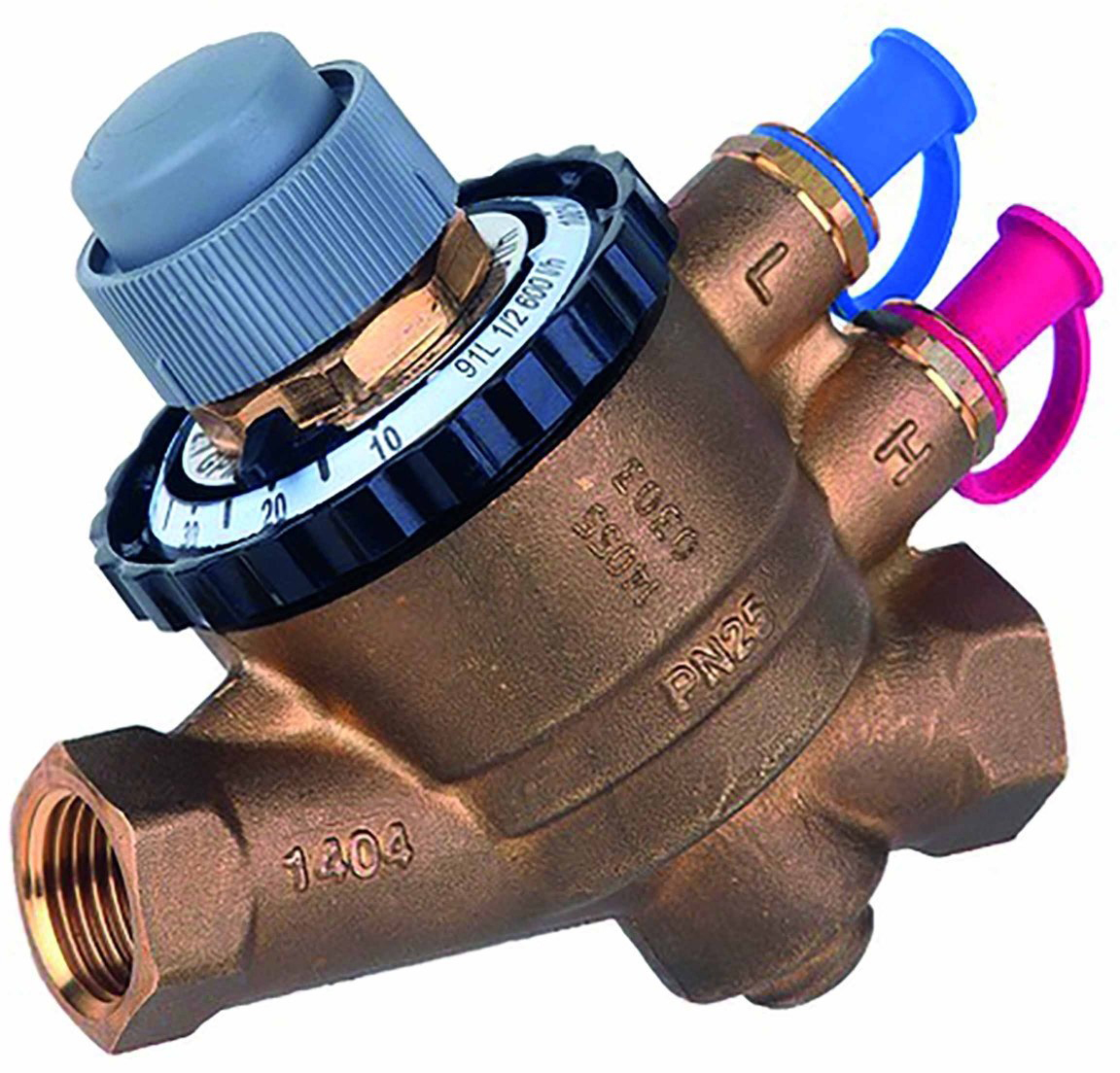 Автоматический балансировочный клапан Honeywell Kombi-QM, PN25, -10...+120°C, DN15 (V5004TY10150780)