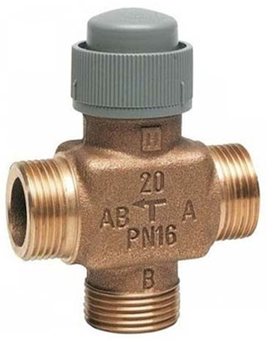 Трехходовой смесительный клапан Honeywell PN16, DN15, 1/2", Kvs 0.63 (V5833A1029) в Киеве