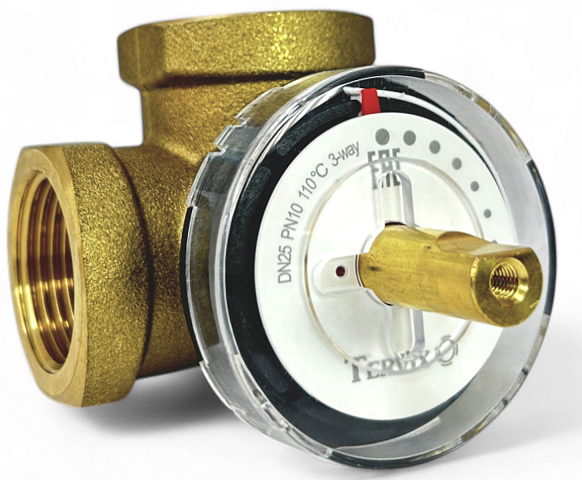 Трехходовой поворотный смесительный клапан Tervix RMV DN32 Rp 1¼" (314142) цена 5366 грн - фотография 2