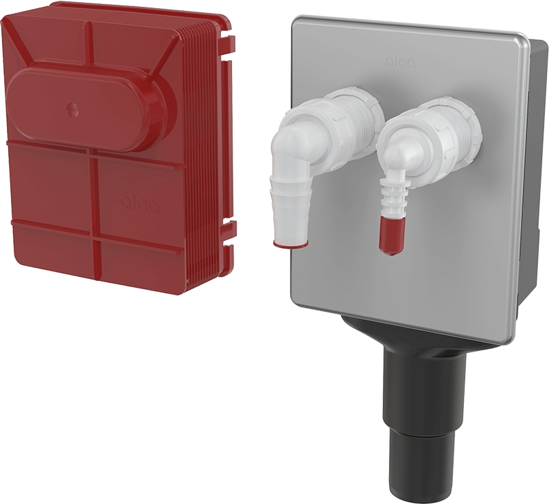 Сифон для скрытой установки Alcaplast APS6 (для стиральной+сушильной машины)