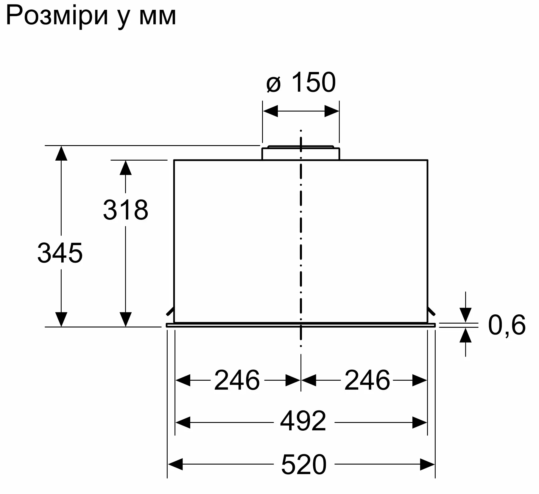 Siemens LB57NPC60 Габаритные размеры