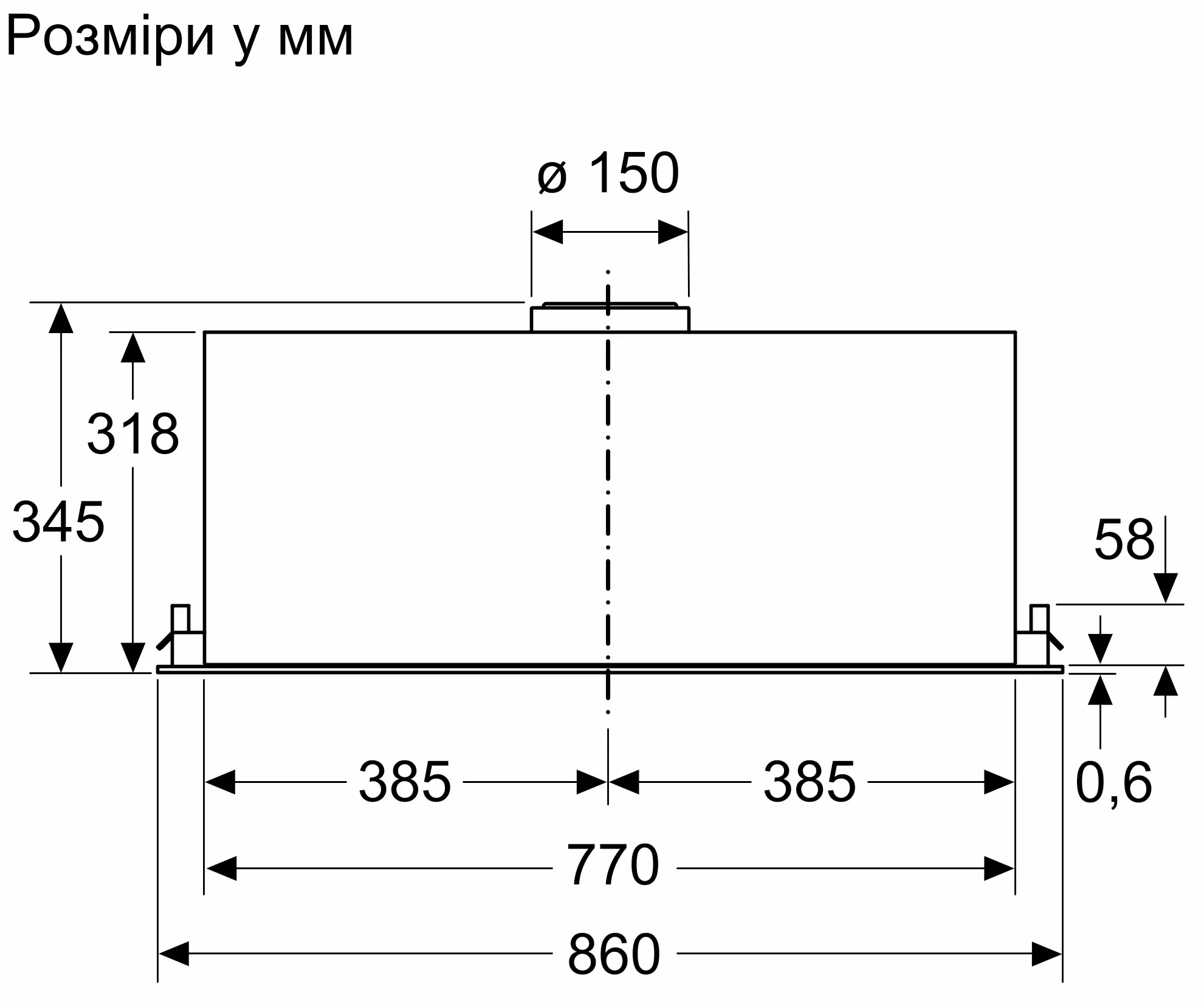 Siemens LB88NPC60 Габаритные размеры