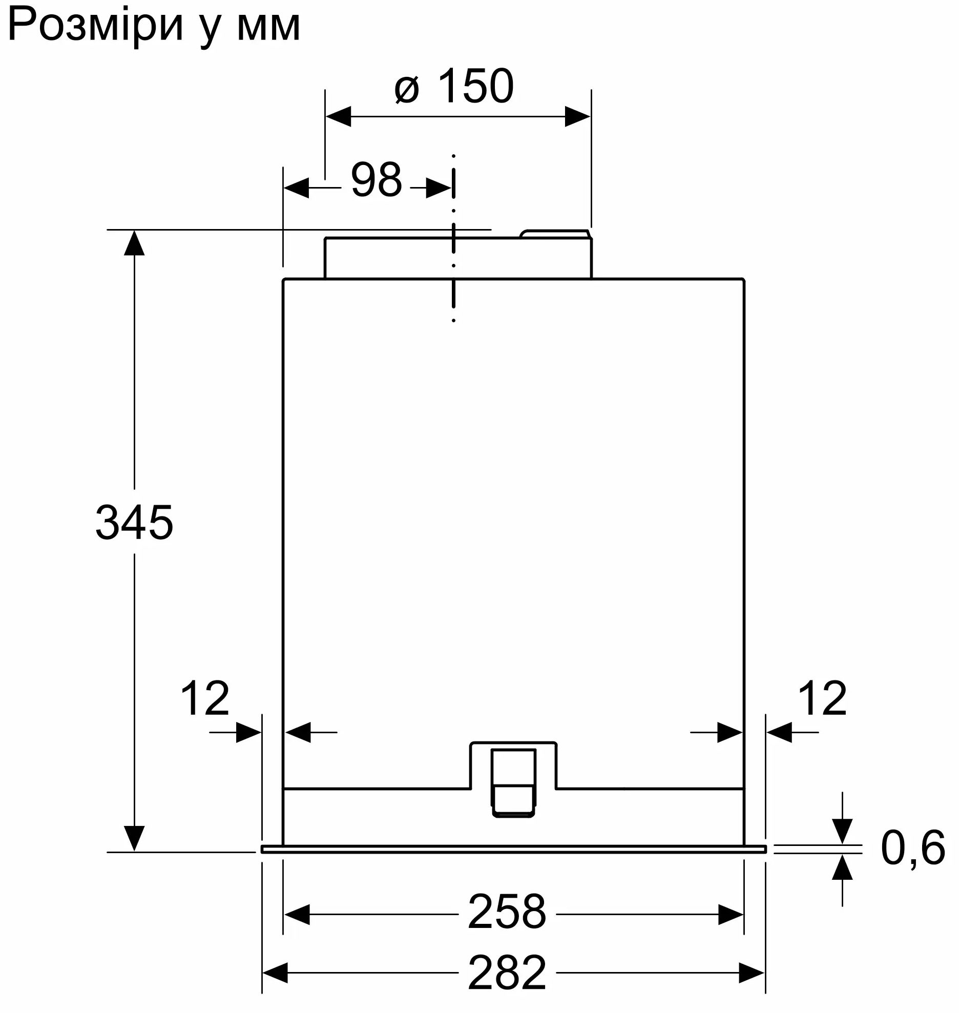 Siemens LB88NPC60 Габаритные размеры