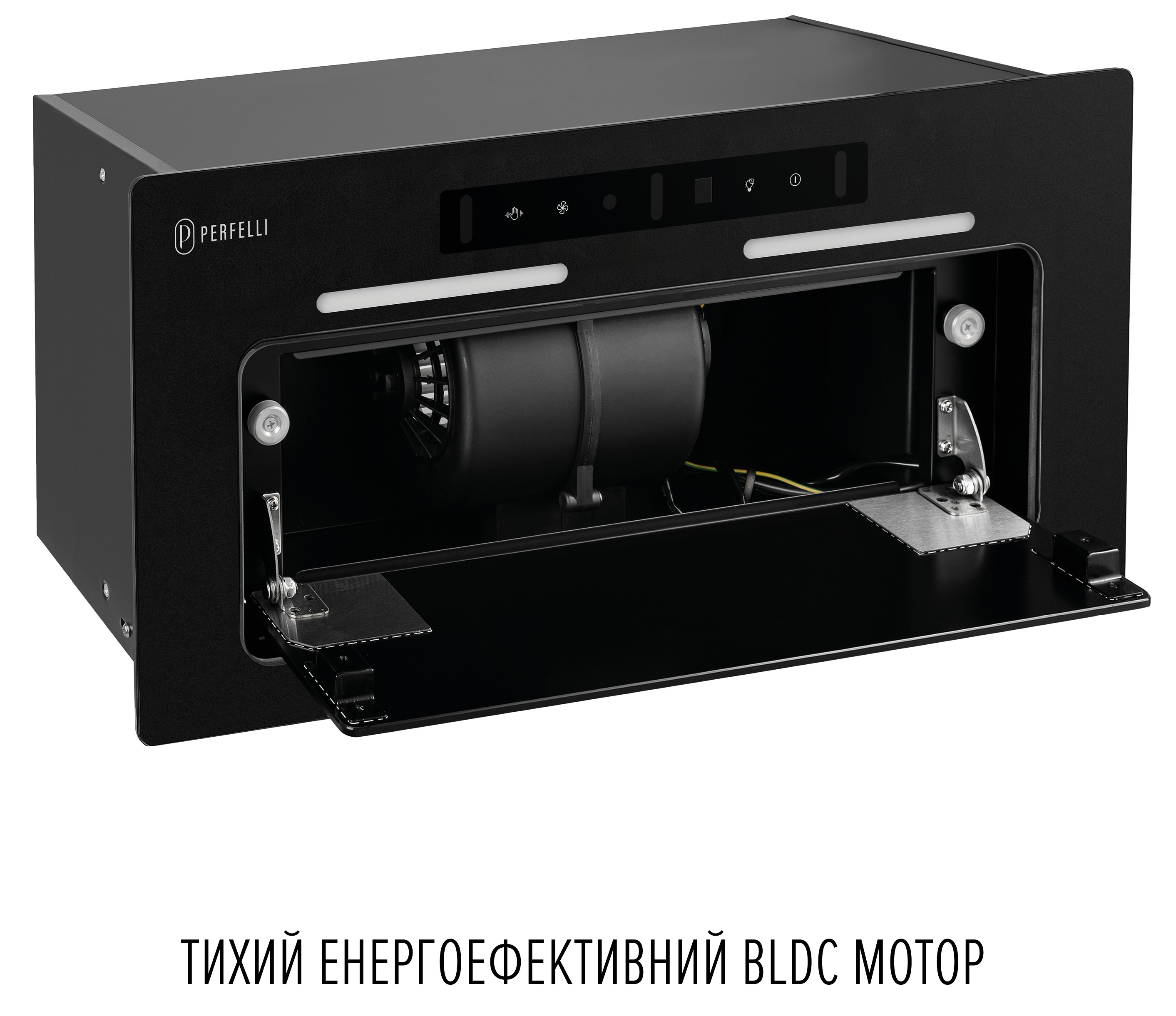 Кухонная вытяжка Perfelli Nuova 6QWRBM Nero Silenzio внешний вид - фото 9