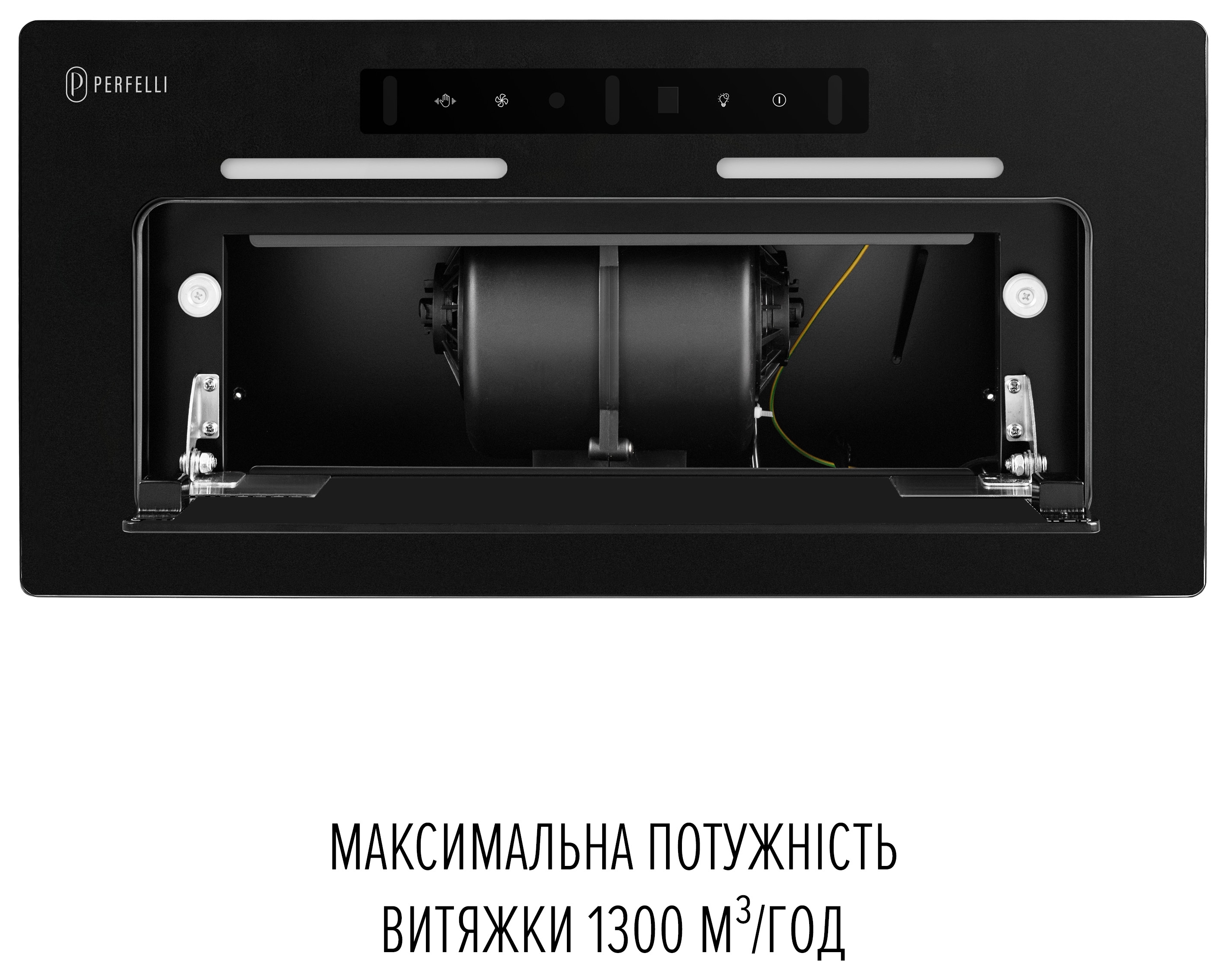 обзор товара Кухонная вытяжка Perfelli Nuova 6QWRBM Nero Silenzio - фотография 12