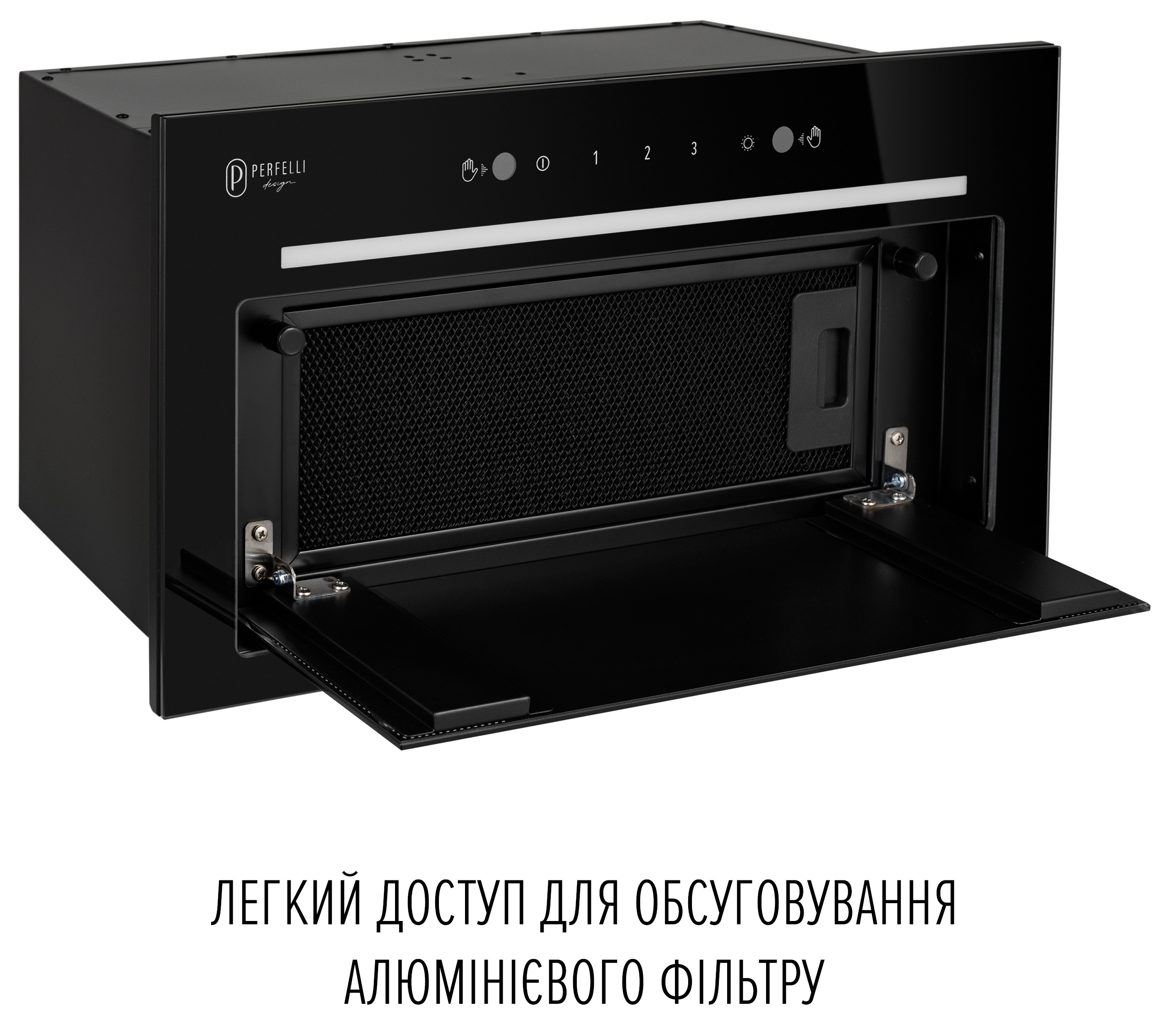Кухонная вытяжка Perfelli Design Filini 5 NW Nero Silenzio обзор - фото 8
