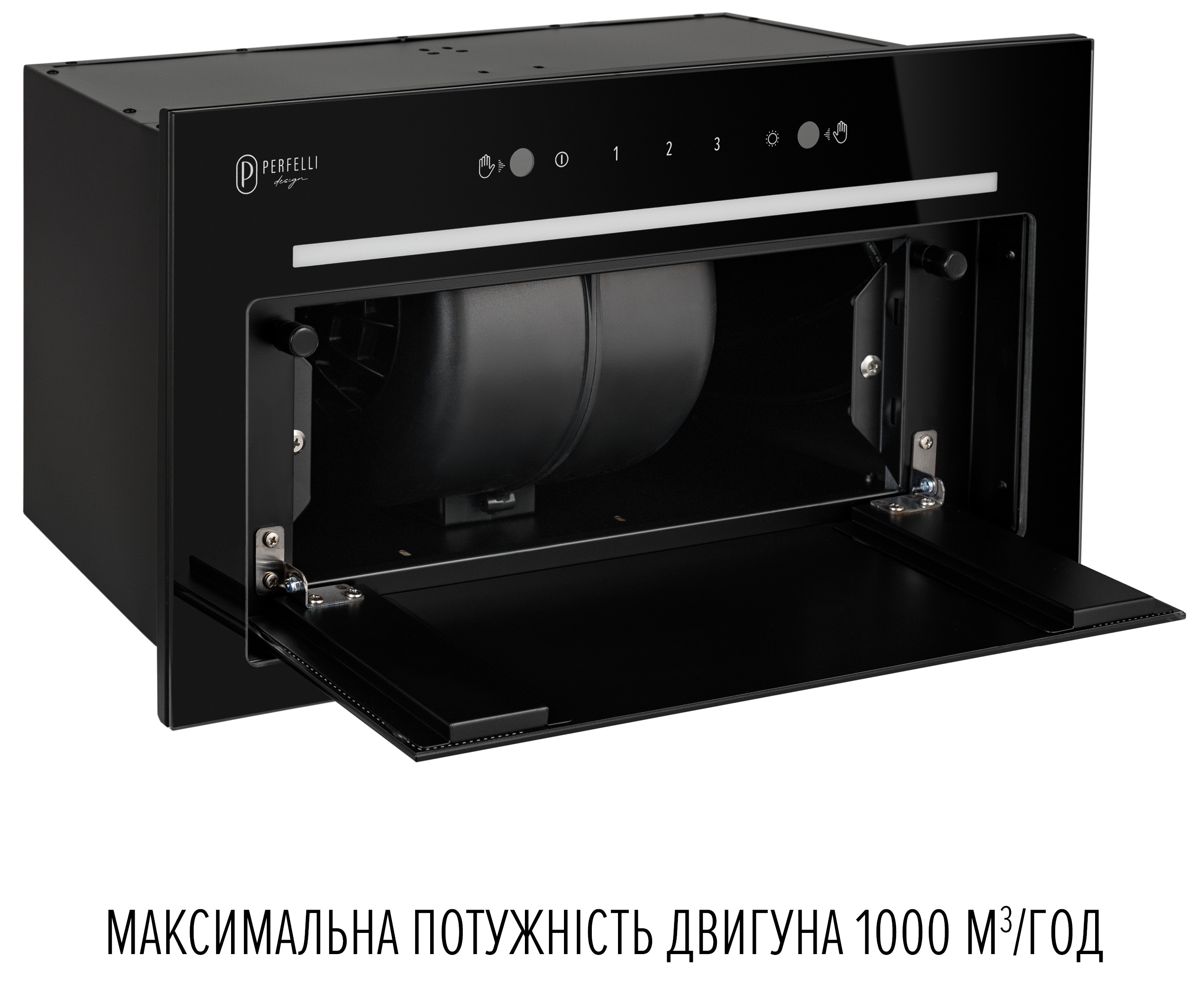 Кухонная вытяжка Perfelli Design Filini 5 NW Nero Silenzio внешний вид - фото 9