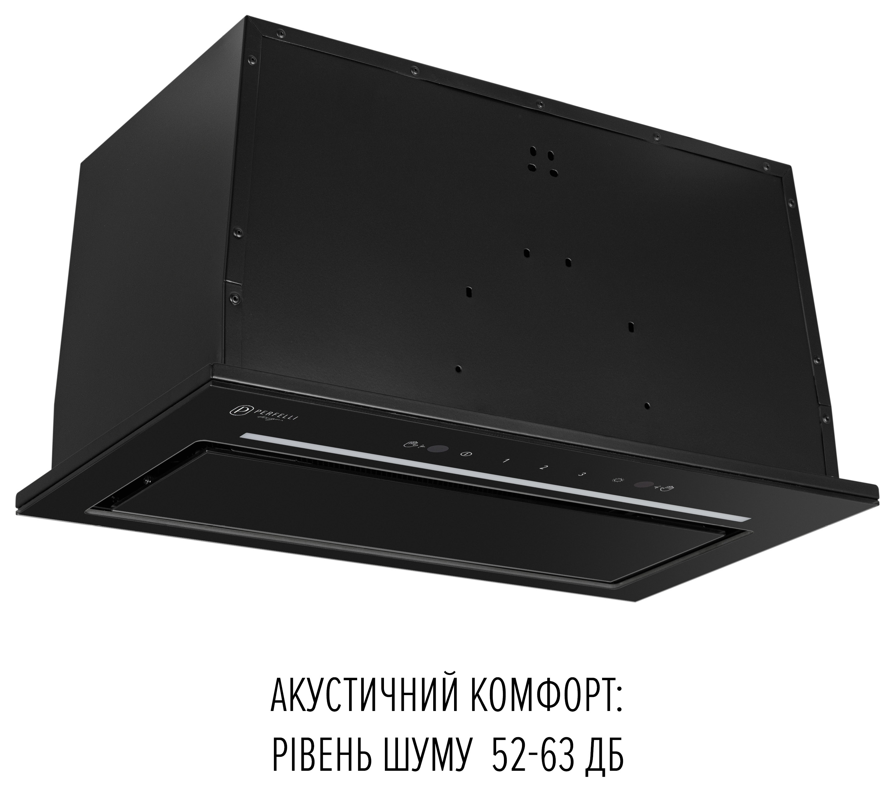 Кухонная вытяжка Perfelli Design Filini 5 NW Nero Silenzio обзор - фото 11