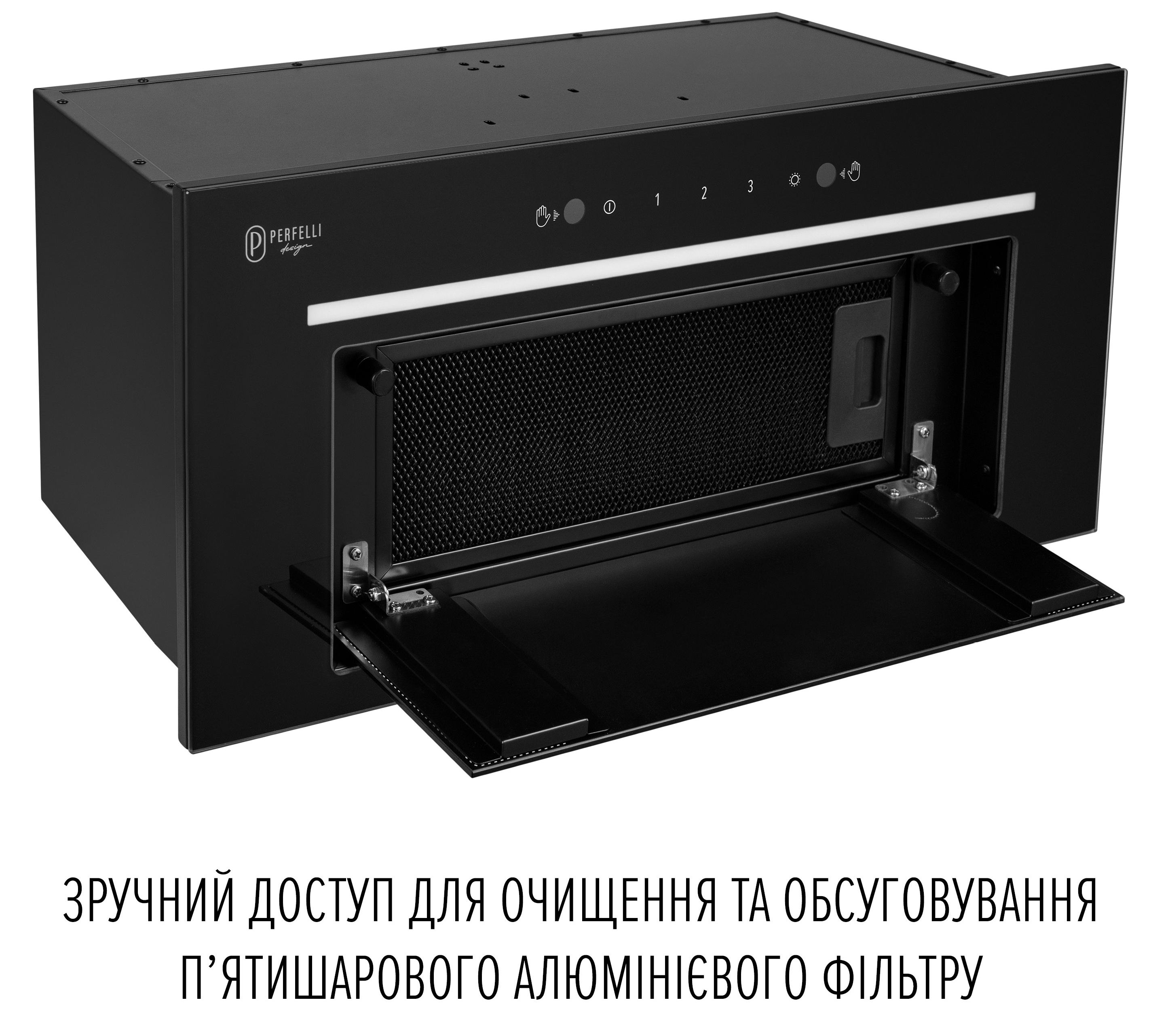 Кухонная вытяжка Perfelli Design Filini 6 Nero обзор - фото 8