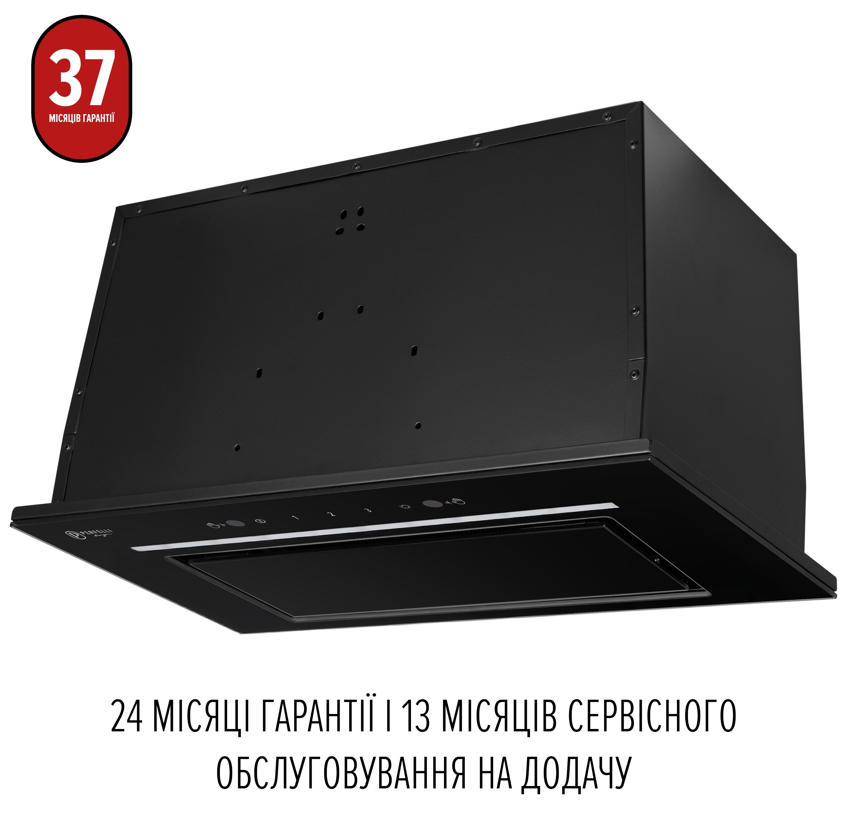 обзор товара Кухонная вытяжка Perfelli Design Filini 6 Nero - фотография 12