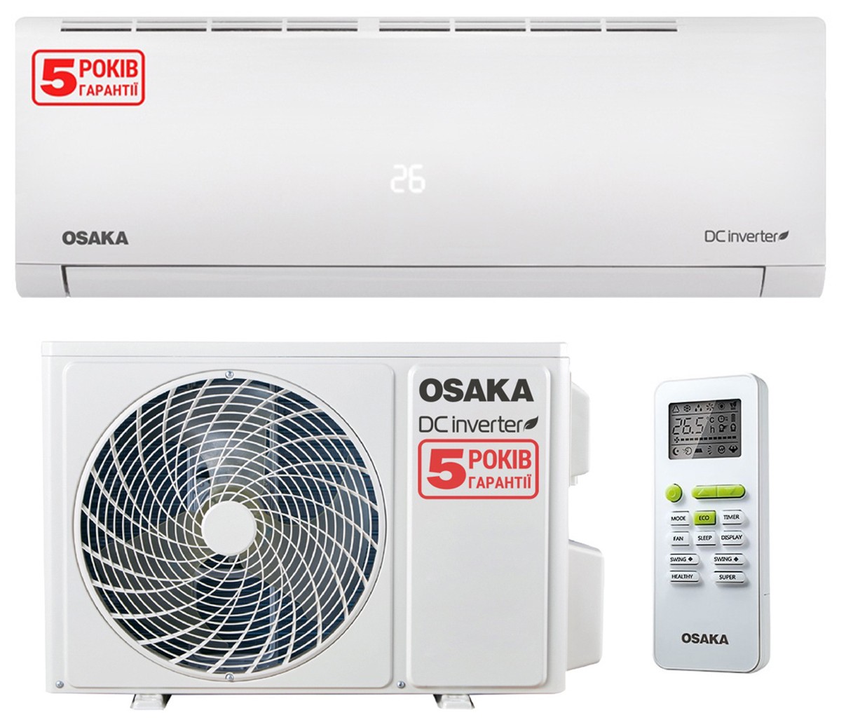 Osaka STV-09HH5 DC Inverter R32 + Wi-Fi
