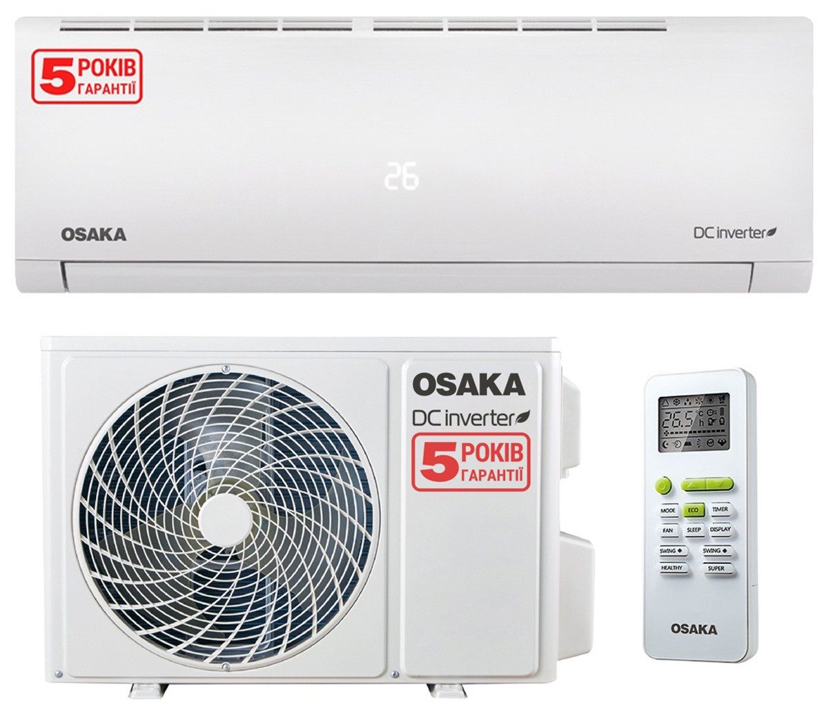 Osaka STV-09HH5 DC Inverter R32 + Wi-Fi