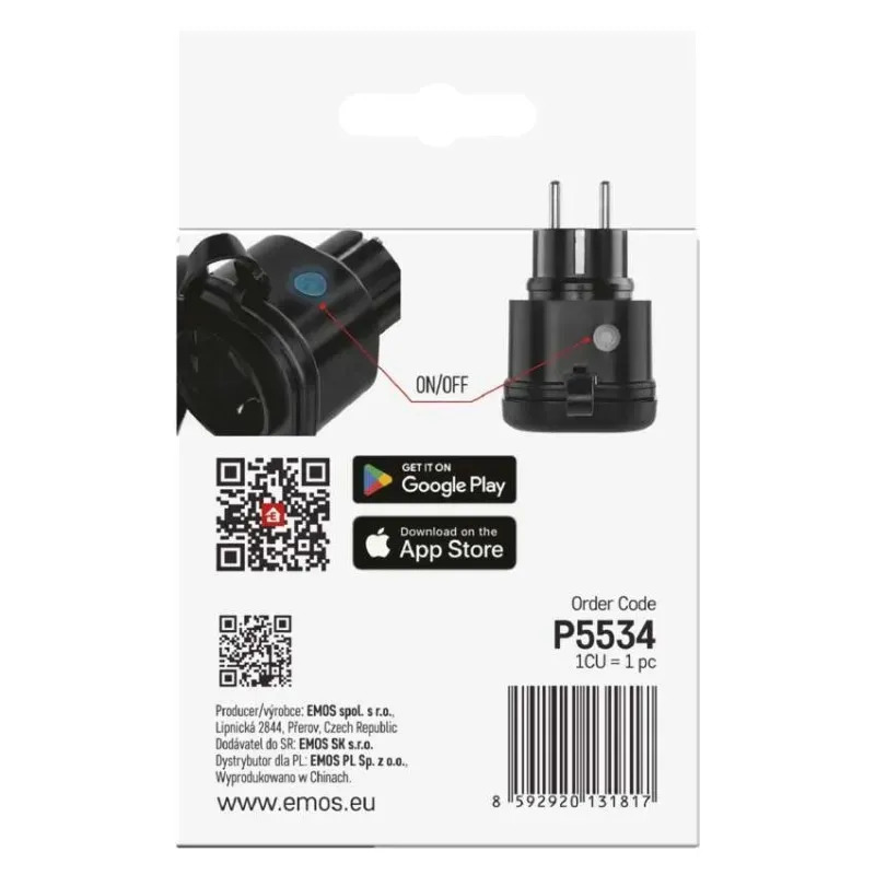 товарная единица Emos P5534 GoSmart ZigBee 3.0 IP44 - photo 15