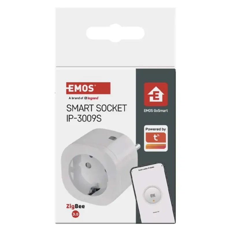 обзор товара Умная розетка Emos P5533 GoSmart ZigBee 3.0 - фотография 12
