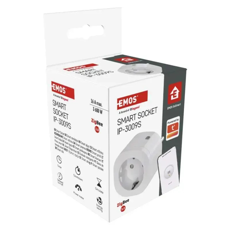 Умная розетка Emos P5533 GoSmart ZigBee 3.0 внешний вид - фото 9