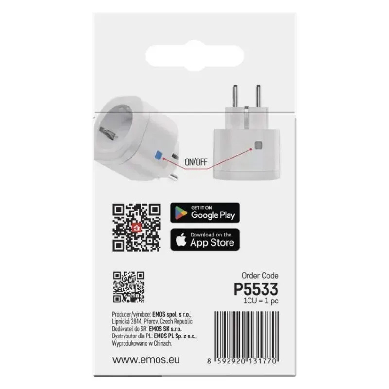 Умная розетка Emos P5533 GoSmart ZigBee 3.0 обзор - фото 11