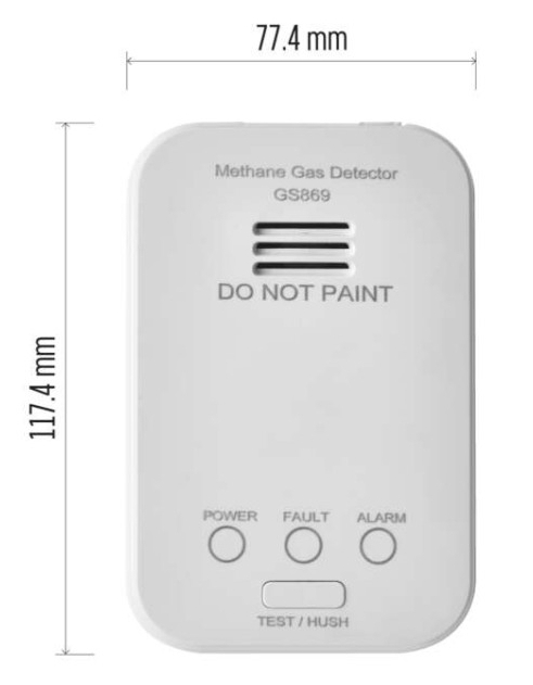 Emos P56450 Габаритные размеры