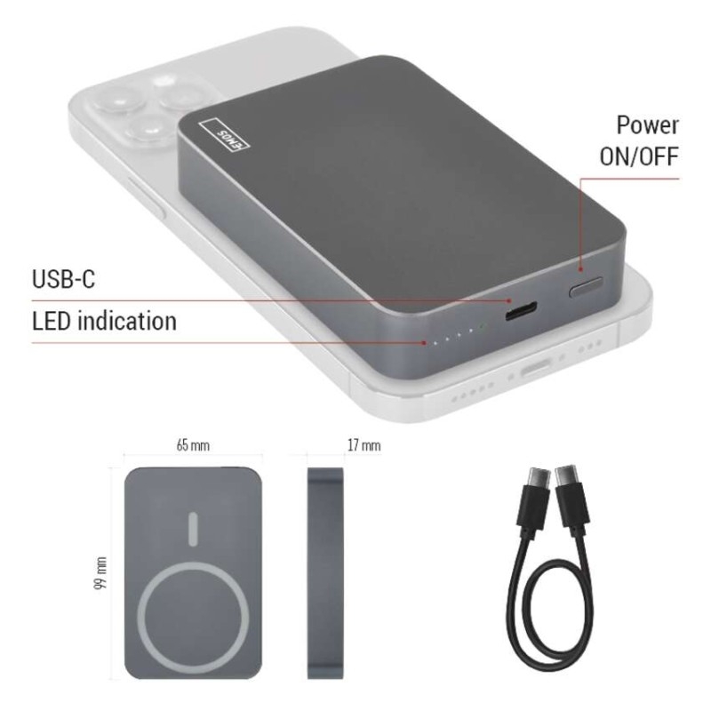 продукт Emos B0551GY MagSafe 10000 mAh 20W - photo 14