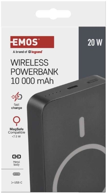в ассортименте Повербанк Emos B0551GY MagSafe 10000 mAh 20W в магазине - photo 18