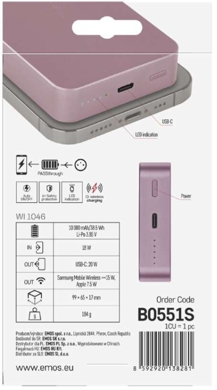 Emos B0551S MagSafe 10000 mAh 20W в магазине - photo 17