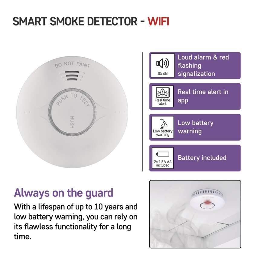 Датчик дыма Emos GoSmart P56500S с WiFi обзор - фото 11